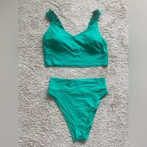 Aerie Bikini / Scoop Top & High Cut Cheeky Bottom / $30